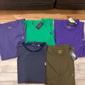 Lot of 5 Polo by Ralph Lauren Tees- XL